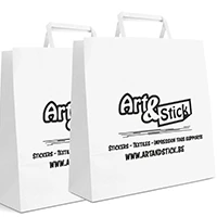 Sac papier Take away Recto/verso big - 